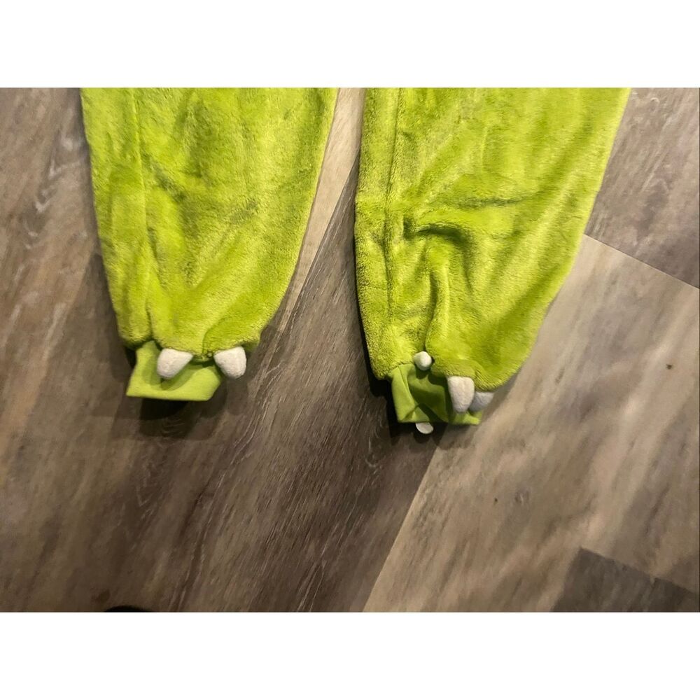 Disney Pixar Monsters Inc Mike Wazowski Adult XL Hooded One Piece Pajama Costume - Picture 8 of 9